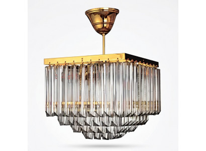 Wunnzëmmer Krounliichter Kristall Luxus Plafong Nei Stil Modern Gold