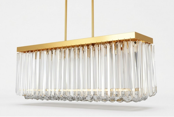 Krounluucht Stil Modern Luuchten Plafongsliicht nei Wunnzëmmer Gold