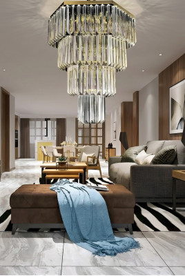 Lüster Stil Modern Plafongslampe Design Luxus nei Gold