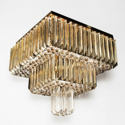 Lüster Modern Deckenluucht Designer nei Gold Luxus Wunnzëmmer