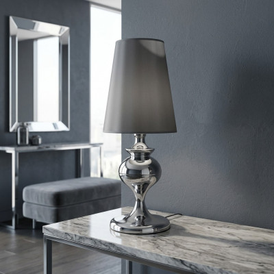 Dëschlampe Lieslampe Luucht Nuetsdëschluucht Gro Metall Wunnzëmmer