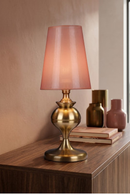 Dëschluucht Design Luucht Modern Beliichtung Dësch Nei rout Luxus