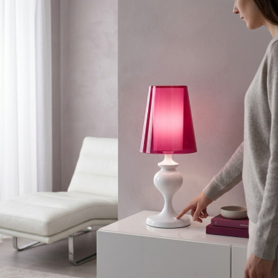Dëschlampe Luuchten Modernen Design rosa Dësch Lüster Luucht
