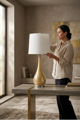 Wunnzëmmer Dëschlampe Luucht Liesliicht Desktop Nuetsdëschlämpchen nei