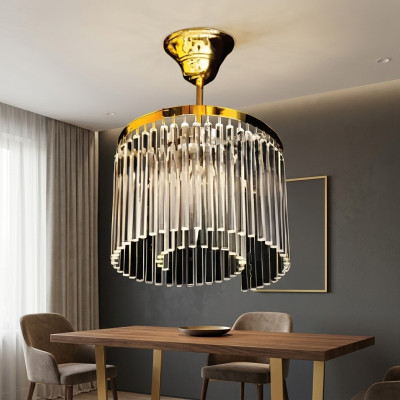 Krounluucht Wunnzëmmer Plafongluucht Lampe Krounluucht Gold Nei