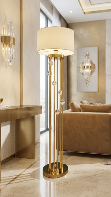 Stehlampe Wunnzëmmertslampe Lieslampe Strahler Schlofzëmmer nei