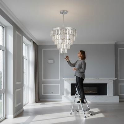 Kronleuchter Plafongsliicht Stuff Plafongslampe Luucht Luxus