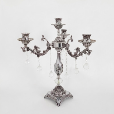 Dëschlamp Nuechtdeeschlamp Luucht Luxusdëschlamp Wunnzëmmer sëlwer
