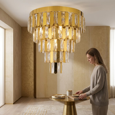 Krouneliichter Plafongsliichter Wunnzëmmer Luxus Wunnzëmmer Liichter Crystal