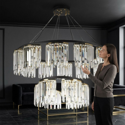 Luuchten Kronleuchter Plafongsbeleuchtung Modern Ronn Luucht Kristalldesign