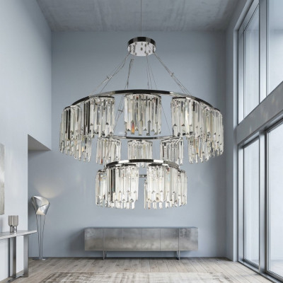 Lüster Plafongslampe Modern Ronn Lampe Kristall Design Luuchten