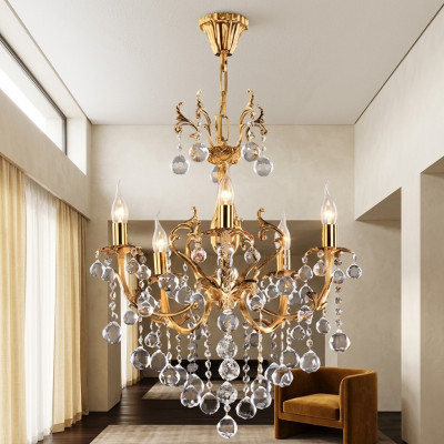 Krounlüster Modern Plafongsliicht Lampe Wunnzëmmer Luxus 102x155cm