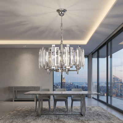Ronn Lampe Luucht Sëlwer Plafongluucht Beliichtung Lampe 50x65cm