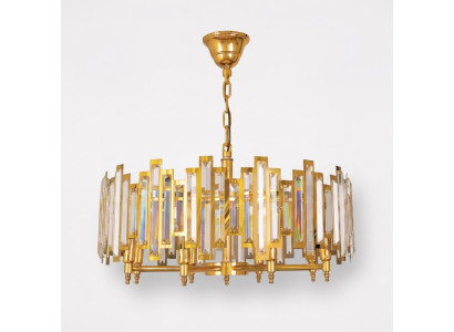 Krounluucht Kristall Plafongsliicht Nei Luucht Gold Stuff Luxus
