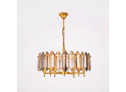 Lüster Gold Plafongsleuchte Luucht Gold Hängeluucht 60x75cm