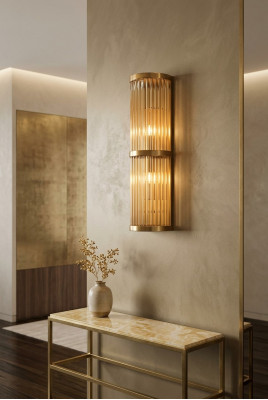 Wandluucht Luuchten Beliichtung Luucht Modern Gëlleng Wandluucht