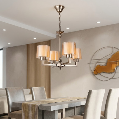 Plaffongslampe Stil Modern Luucht Glass Wunnzëmmer Lampe Schlofzëmmer