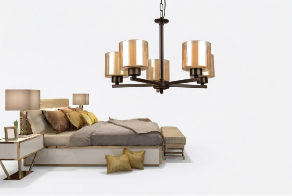 Krounluucht Wunnzëmmer Stil Modern Hänkeluucht Schlofzëmmer Luxus nei
