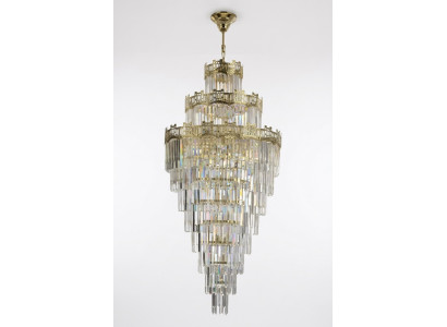 Kronléuchter Stil klassesch Luster Drëps Wunnzëmmer Lampe Luxus 80x230