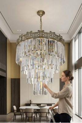 Krounluucht Stil Modern Deckenluuchten Wunnzëmmer Kristall Luxus