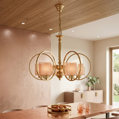 Deckenlampe Hängeleucht Wohnzimmer nei Lüster Glas Luxus
