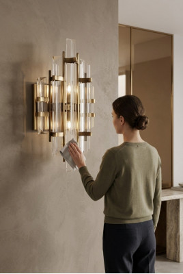 Wandleuchte Wandlampe Wunnzëmmer Beliichtung Luxus nei Modern
