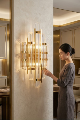 Mauerluucht Mauerlampe Wunnzëmmer Beliichtung Luxus nei Schlofzëmmer