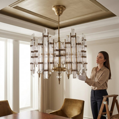 Kréinluucht Wunnzëmmer Plafongsliicht Stil Modern Schlofzëmmer