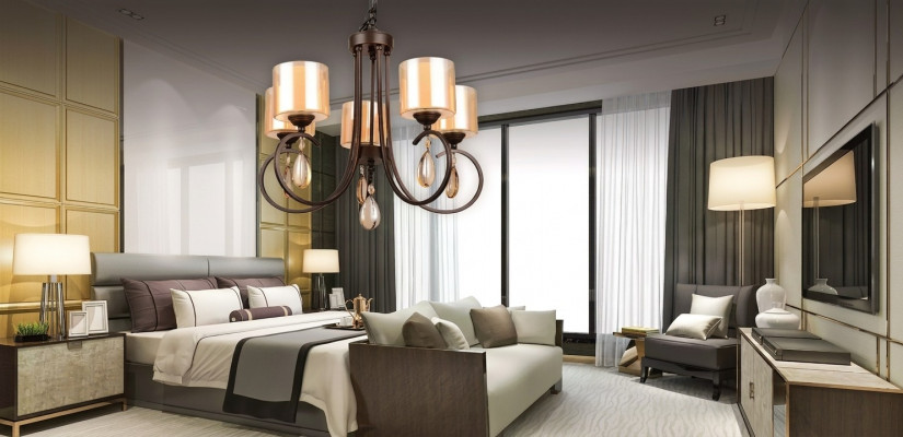 Plafongslampe Luxus Plafongsluchten Lüster Stil Plafongslucht Wunnzëmmer Lampe