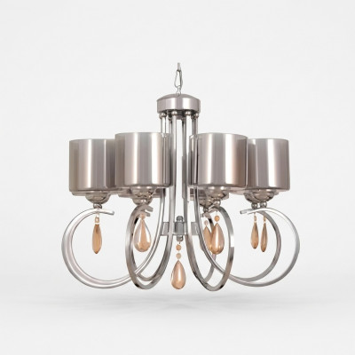 Plafongslamp schéin Glas Luuchten Luuchten Luuchten Wunnzëmmer Luster Luxus Sëlwer