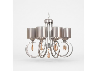 Plafongslamp schéin Glas Luuchten Luuchten Luuchten Wunnzëmmer Luster Luxus Sëlwer
