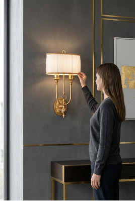 Wandluucht Wandluucht Wunnzëmmer Beliichtung Luxus nei Schlofzëmmer