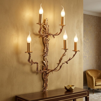 Wandlampe Wand Luuchten Luuchten Wunnzëmmer Schlofzëmmer Luxus Gold
