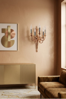 Wandluucht Wandlampe Luuchten Wand Luuchten Käerzen Gold Wandlampen Luucht