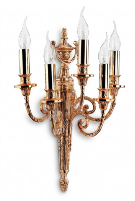Wandluucht Wandlampe Luuchten Wand Luuchten Käerzen Gold Wandlampen Luucht