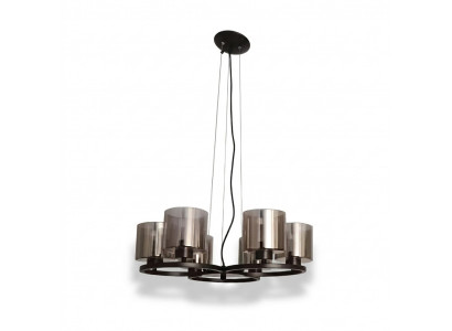 Deckenlampe Luster Plafongsbeliichtung schwaarz Luster Glas