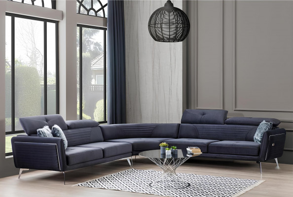 Eckcouch Canapé Sofa Polster Miwwelen Canapéë Sofen Weiche Dräisëtzer 343x343
