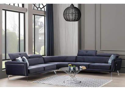 Eckcouch Canapé Sofa Polster Miwwelen Canapéë Sofen Weiche Dräisëtzer 343x343