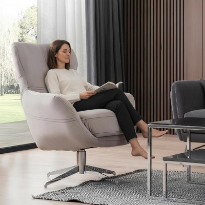 Dréibar Sëtz Relax Club Canapé Einsëtzer Couch Polster Miwwelen Béischten