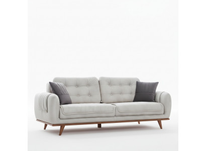 Grau Canapé Sofa Wunnzëmmer Canapéë Polstermiwwele Drësëtzeger Sofas
