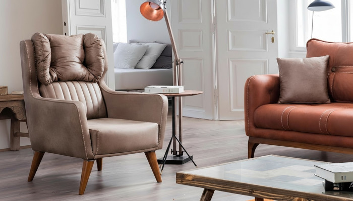 Landhausstil Fauteuil Ouerfauteuil Relax Fernsehsessel Einsitzer Canapé Sofa