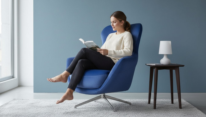 Stillfaar Blo bequem mëttelweich Luxus fir Wunnzëmmer Relax Club