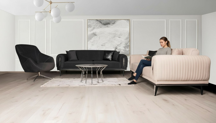Sofa Canapé 3+3 Sëtz Sofagarnitur Couches Polster Miwwelen Sofas Set Grupp