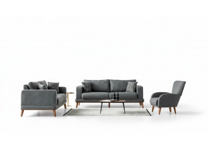 Hochwertige 3+3+1 Sofagarnitur Stilvolles Design für Komfort & elegantes Wohnen