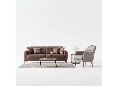 Bequeme 3+1 Sofagarnitur Stilvolles Design für komfortables Wohnen & Entspannung