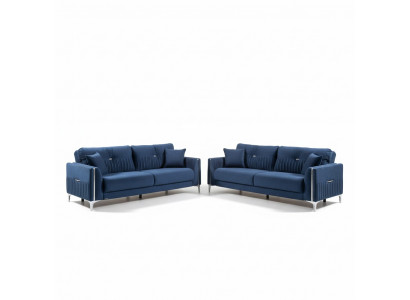 Komfortable Sofagarnitur 3+3 Sitzer Stilvolles Design für Entspanntes Wohnen