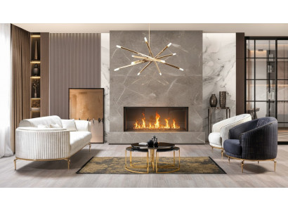 Divangarnitur 3311 Sëtzer Sofa Fauteuil Divanen Sëtz Garnitur Canapé Miwwelen