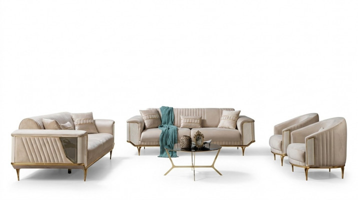 Sofa Set 3311 Sëtz Modern Sofagarnitur Couch Set Luxus Garnitur Sofas