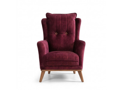 Sessel Wohnzimmer Luxus Möbel Modern Designe Rosa Einsitzer Relax Club