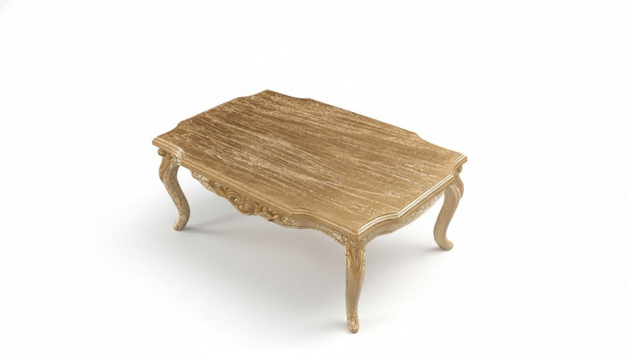 Kinnékleche Couchtisch Dësch 120x80 Dëscher Barock Rokoko Couchtischen